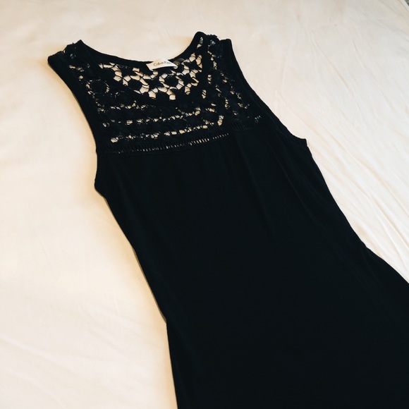 Black Calvin Klein Mini Dress - Picture 1 of 3